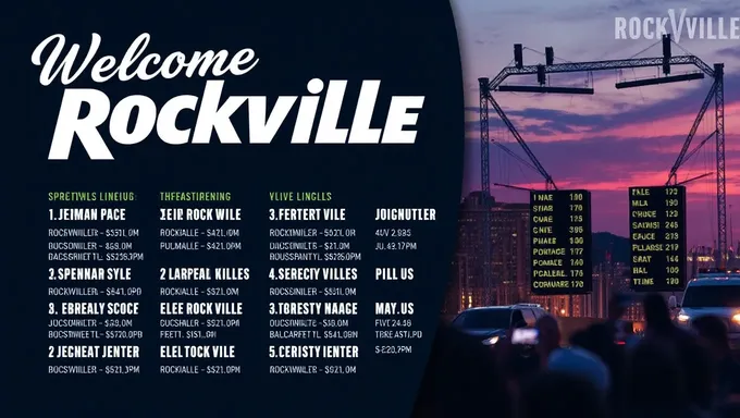 Linha de Rockville 2025 Inclui Headliners Surpreendentes