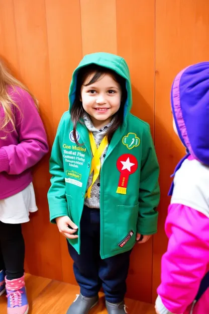 Localização de Medalhas de Menina Escoteira para Líderes Experientes