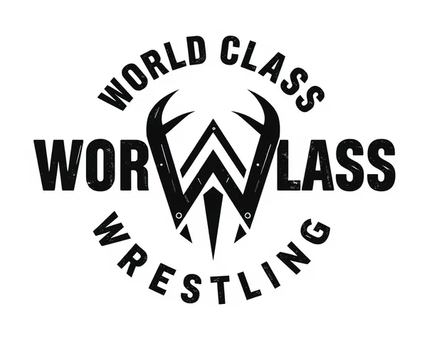 Logo de Luta Profissional de Wrestling Mundial Class PNG