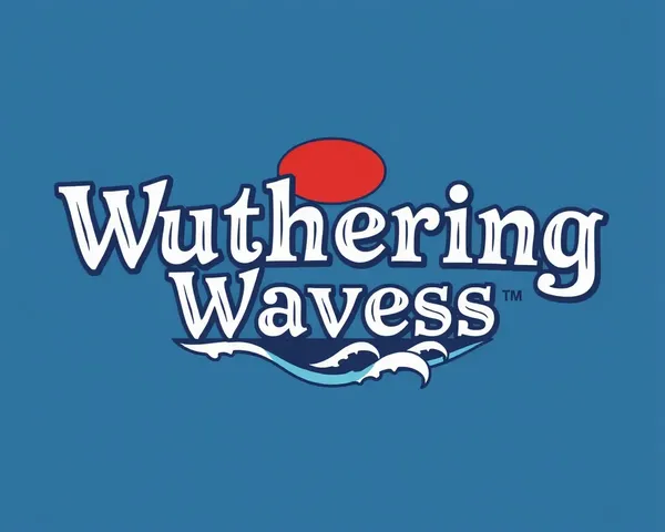 Logo de Ondas Turbulentas Wuthering PNG Necessário