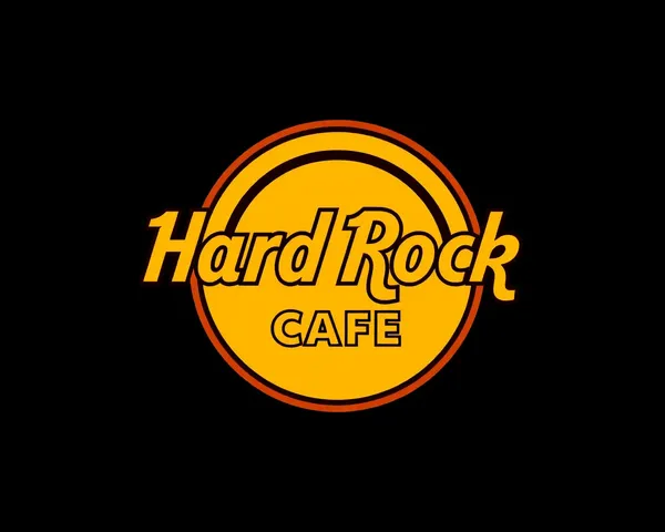 Logo do Hard Rock Cafe em Vector sem Fundo de Imagem