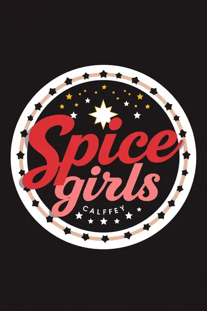 Logotipo das Spice Girls: Design Memorable da Música Pop dos 90