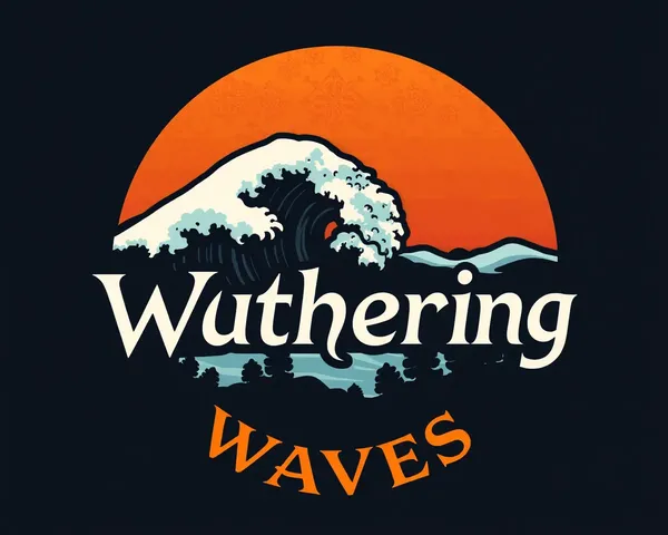 Logotipo de Ondas de Wuthering PNG encontrado