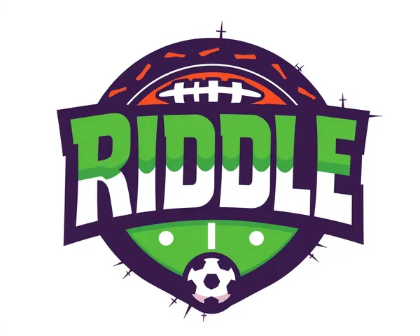 Logotipo de Riddle de Futebol PNG: Quebrando o Código