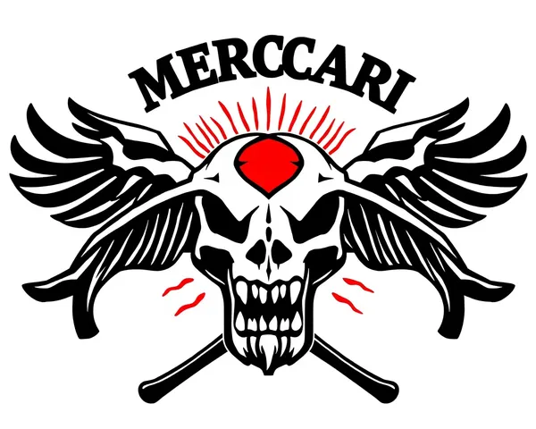 Logotipo do Mercari PNG com Imagem Transparente