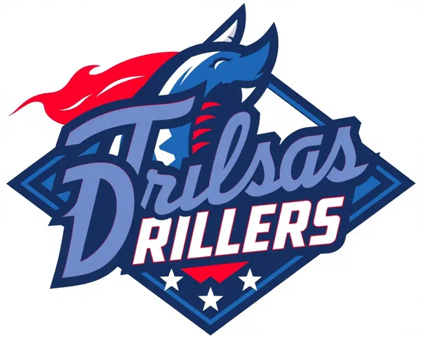 Logotipo dos Drillers de Tulsa PNG vetorizado