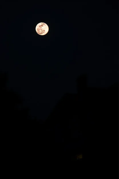 Lua Serena Boas Noites Imagem Exibição