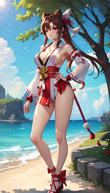 Mai Shiranui R34: Texto contínuo igual