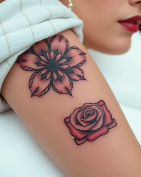 Marca de beleza significativa de desenho de tatuagem e ideias