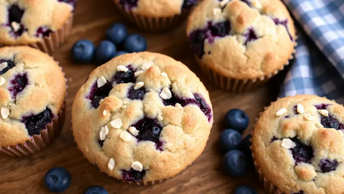 Marcando o Dia Nacional do Muffin de Mirtilo em 2025