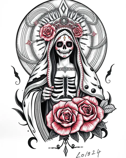 Meaning and Symbolism of Santa Muerte Tattoo Explained