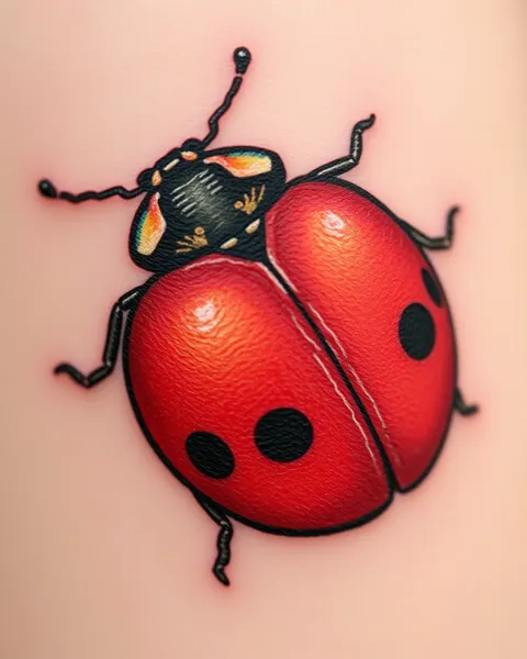 Meaning de Tatuagem de Ladybug: Boa Sorte e Proteção Simbólica