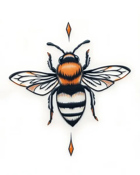 Meaning of Bee Tattoo: Um Símbolo de Comunidade e Unidade