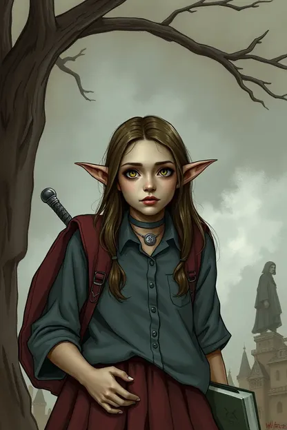 Menina Orc Inicia o Ensino Médio