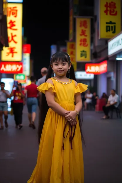 Menina de Vestido Amarelo Torna-se Estrela Mundial