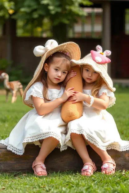 Meninas e Animais Vivem em Harmonia Perfeita Sempre