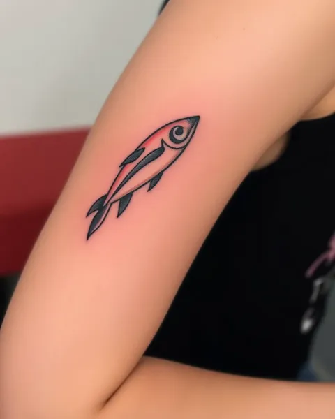 Modificação Corporal com Tatuagem de Pin e Poke