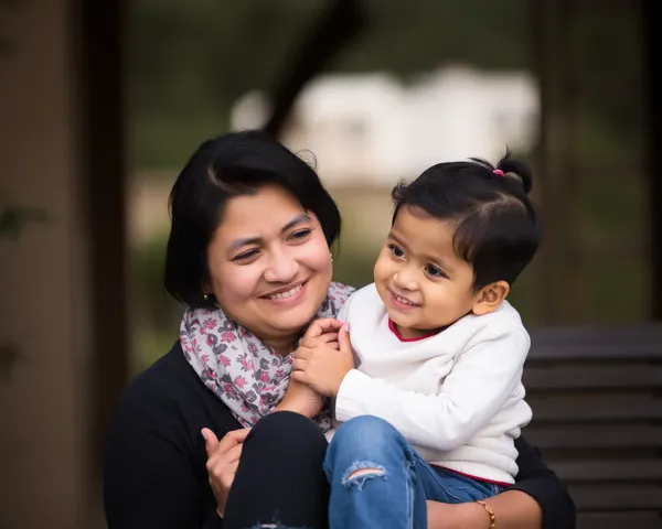 Mãe e Filho Imagem de Arquivo PNG