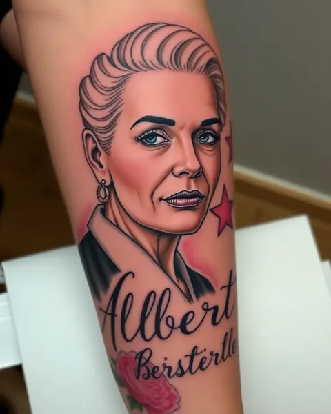 Nome de Tatuagem Albert para Desenhos Femininos