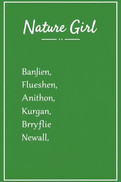 Nomes de Meninas Eco-Amigáveis para Crianças