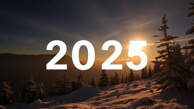 O Contagem para 1 de Janeiro de 2025 Começou