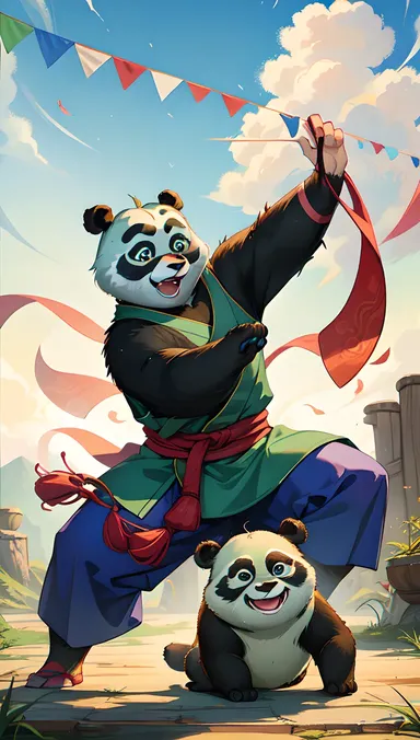 O Panda de Kung Fu R34 Repetido Outra Vez