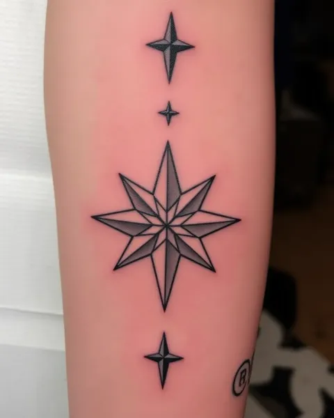 O Poder de Tatuagens de Estrelas e seus Significados Simbólicos