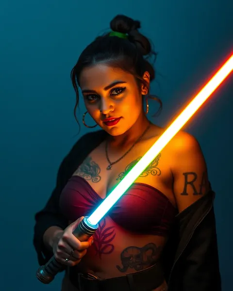 O conceito de tatuagem de lightsaber explicado