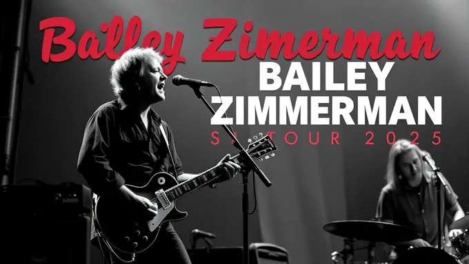 O cronograma de turnê de concerto de 2025 de Bailey Zimmerman foi anunciado