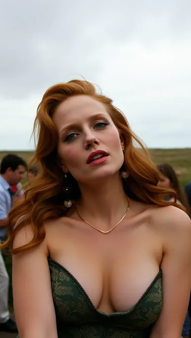 O impacto dos seios de Jessica Chastain na cultura pop