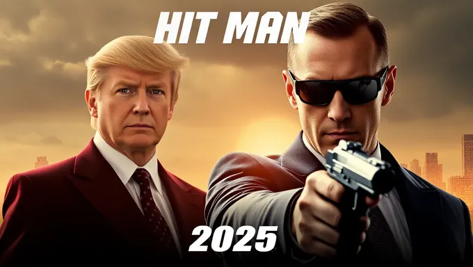 O pôster do Hit Man 2025 apresenta paisagens urbanas escuras e ruas