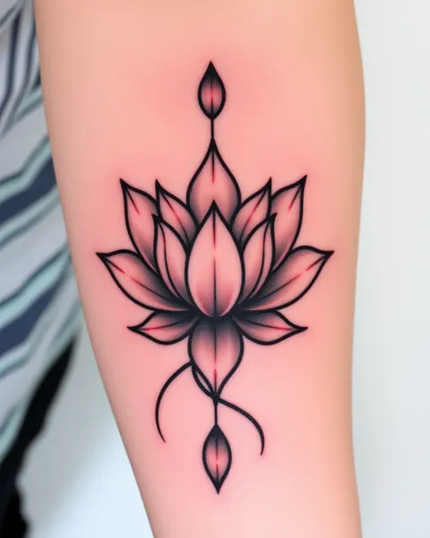 O que o Flor de Lótus Tattoo Representa Espiritualmente