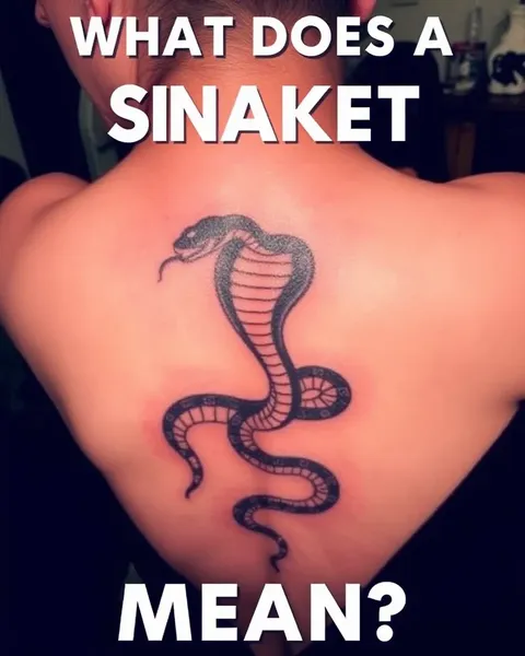 O que um tatuagem de cobra representa na mitologia antiga