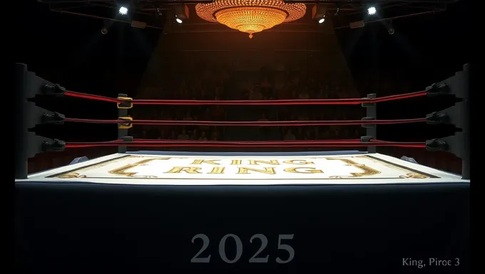 O que é a hora do King of the Ring 2025 revelada novamente