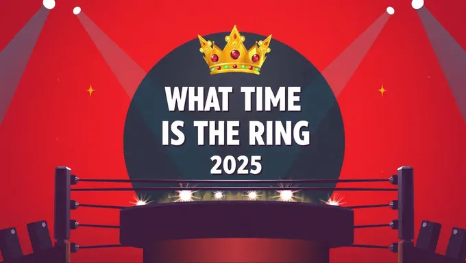 O que é a hora do Ring King 2025 revelada oficialmente