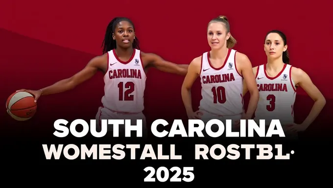 O roteiro da equipe feminina de basquete da Carolina do Sul é divulgado em 2025