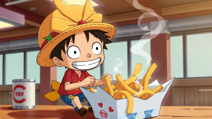 One Piece Happy Meal 2025 Caixa de Happy Meal