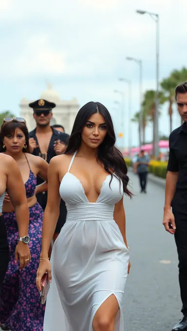 Os Seios de Kim Kardashian Causam Uproar na Mídia