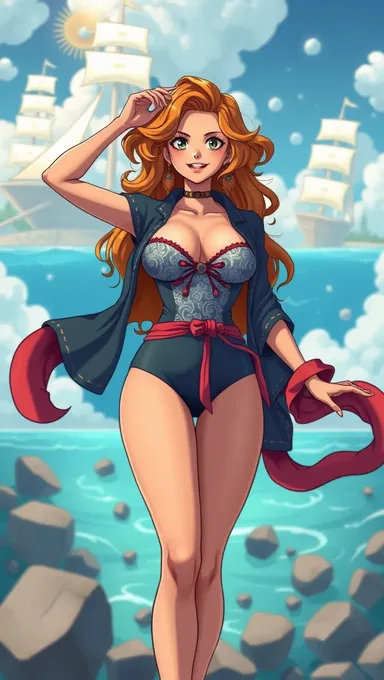 Os Seios de Nami na Série de Anime de One Piece