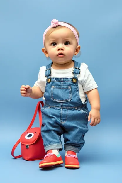 Overalls de Bebe Garota para Tesouros Teeny Tiny