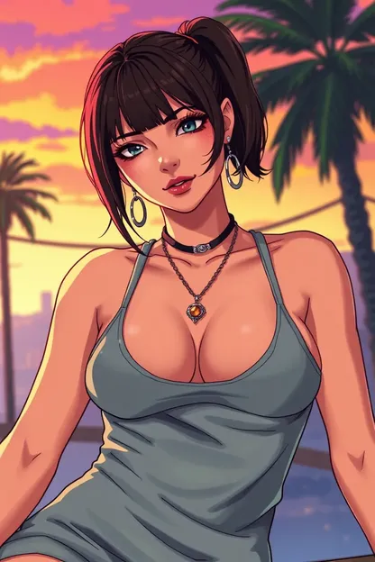 Papel de Parede do GTA V em Estilo de Mulher 4K