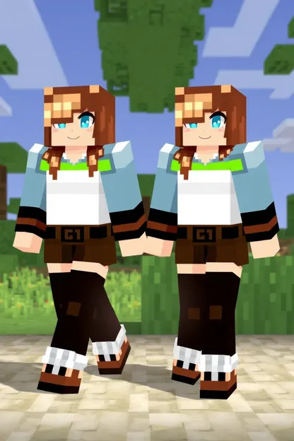 Peles da Menina do Minecraft: Mais Peles da Menina do Minecraft