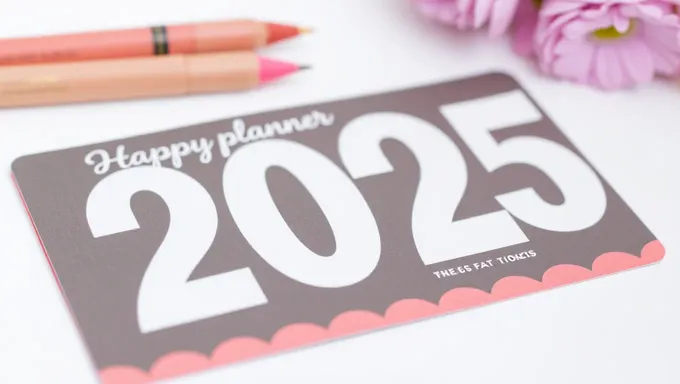 Planner Feliz de Reabastecimento 2025 Escolhas Principais