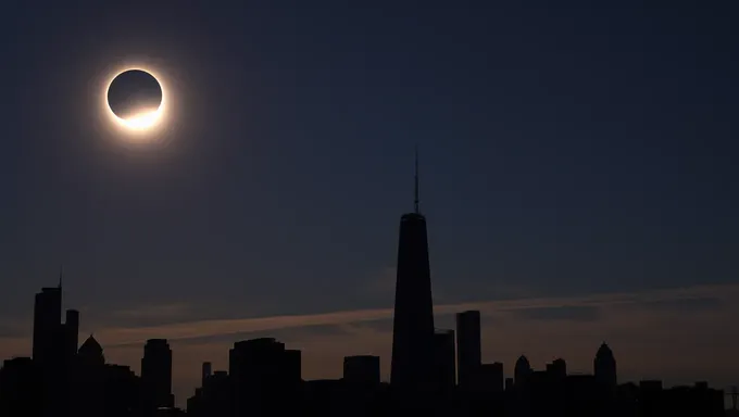 Pontos de visão do Eclipse Solar 2025 em Chicago