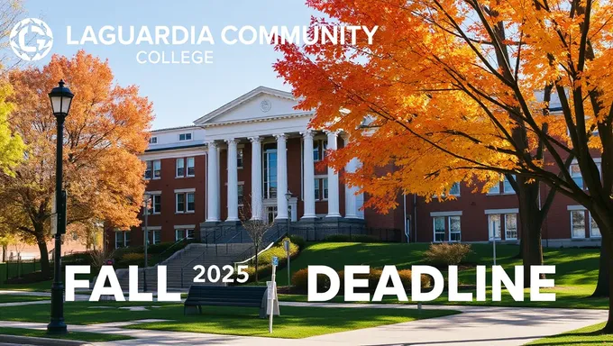 Prazo de outono 2025 para inscrições na Laguardia Community College