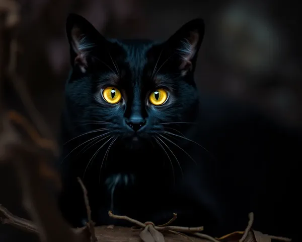 Presença Enigmática de Gato Preto em Imagens de Halloween Revelada