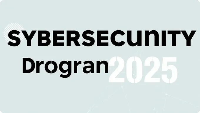 Programa de Avanço da Nova Cybersecurity 2025 Objetivos