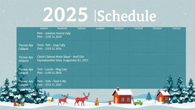 Programação de feriados de 2025: datas e detalhes revelados