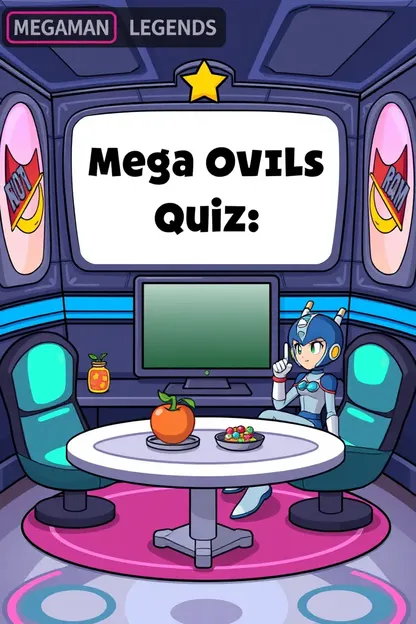 Quiz de Lendas de Megaman para Nível de Quebra-Cabeça da Sala de Menina