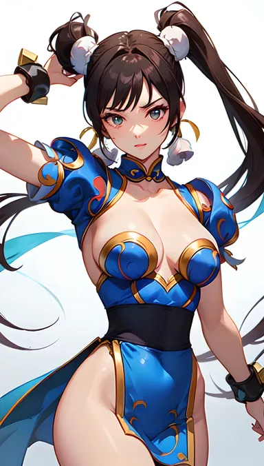 R34 Chutes Poderosos de Chun Li Derrubam Inimigos